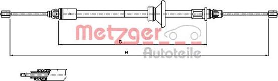 Metzger 11.6801 - Tross,seisupidur www.parts5.com