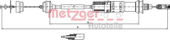 Metzger 11.3923 - Tross,sidurikasutus www.parts5.com