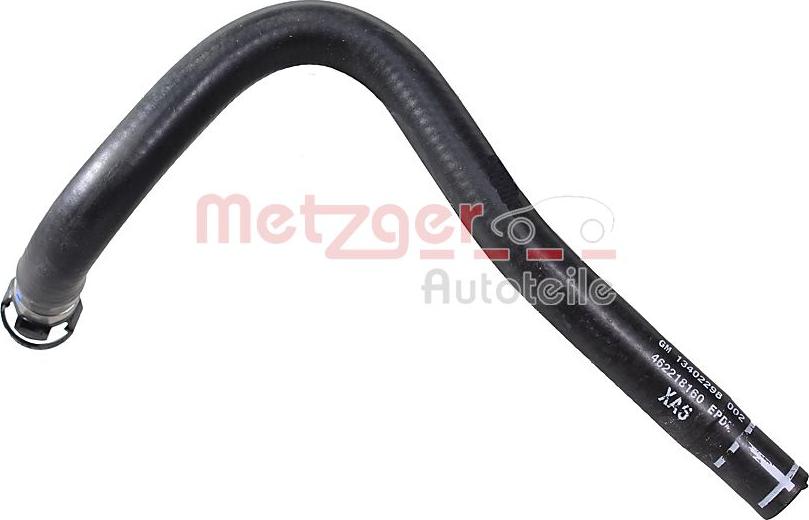 Metzger 2421710 - Tubería de radiador www.parts5.com