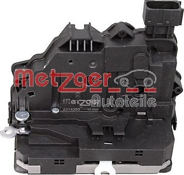 Metzger 2314353 - Cerradura de puerta www.parts5.com