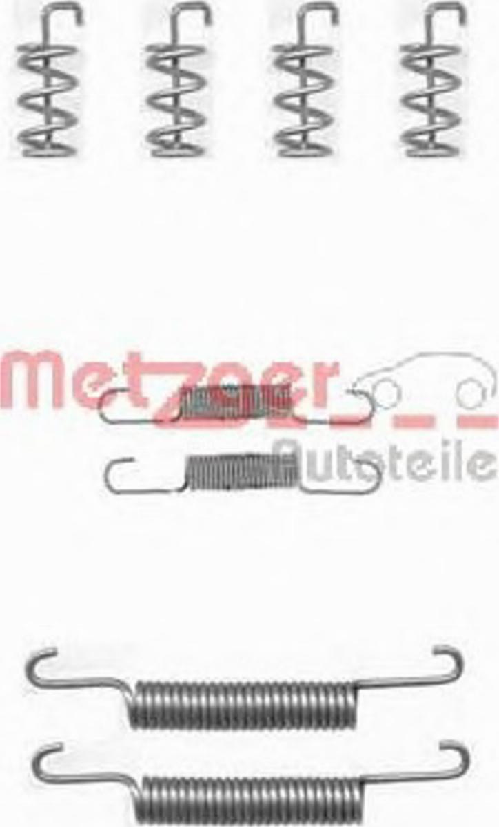 Metzger CR 831 - Accessory Kit, parking brake shoes www.parts5.com