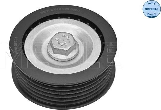 Meyle 614 009 0020 - Deflection / Guide Pulley, v-ribbed belt www.parts5.com