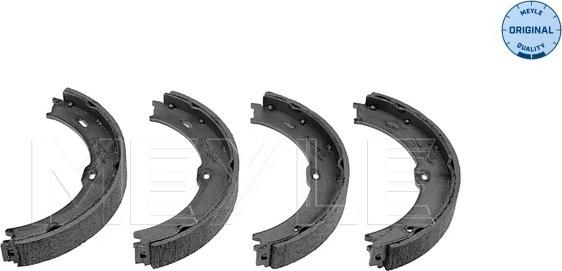 Meyle 014 533 0001 - Set saboti frana, frana de mana www.parts5.com