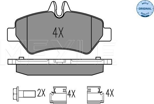 Meyle 025 291 9019 - Brake Pad Set, disc brake www.parts5.com