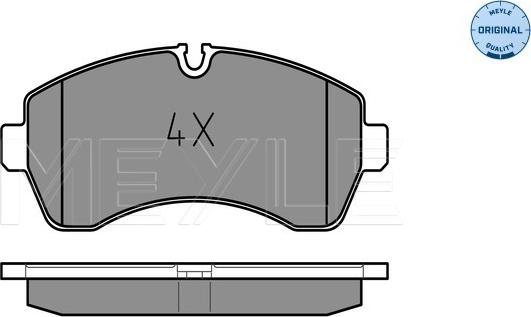 Meyle 025 292 0020 - Sada brzdových destiček, kotoučová brzda www.parts5.com