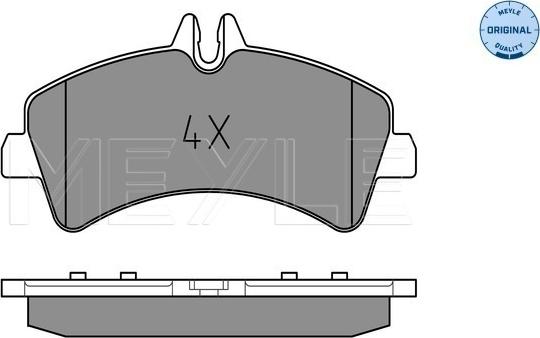 Meyle 025 292 1720 - Set placute frana,frana disc www.parts5.com