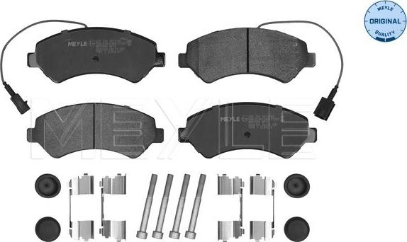 Meyle 025 244 6619/W2 - Set placute frana,frana disc www.parts5.com