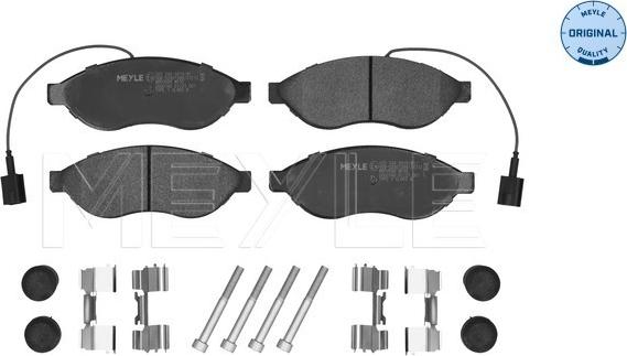 Meyle 025 244 6819/W1 - Komplet pločica, disk-kočnica www.parts5.com