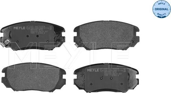 Meyle 025 244 1519/W - Brake Pad Set, disc brake www.parts5.com