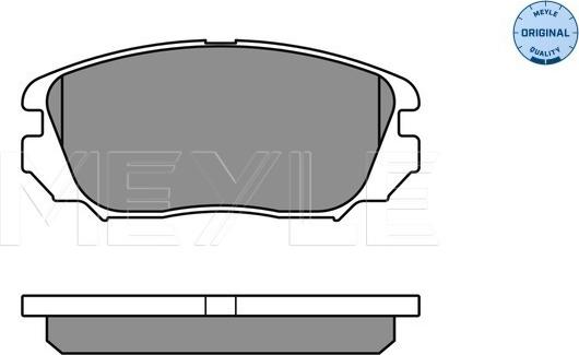 Meyle 025 244 1519/W - Brake Pad Set, disc brake www.parts5.com