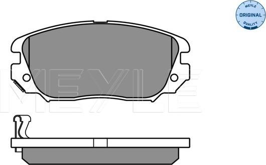 Meyle 025 244 1519/W - Brake Pad Set, disc brake www.parts5.com