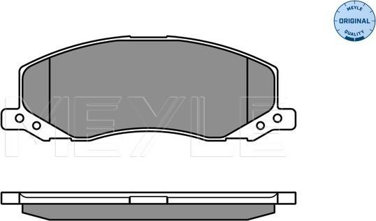 Meyle 025 244 1817/W - Set placute frana,frana disc www.parts5.com