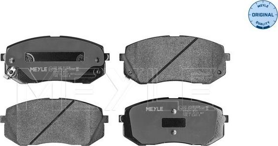 Meyle 025 245 0116/W - Set placute frana,frana disc www.parts5.com