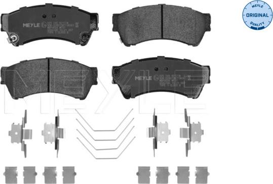 Meyle 025 245 8217/W - Brake Pad Set, disc brake www.parts5.com