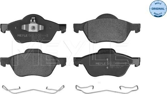 Meyle 025 245 3518 - Тормозные колодки, дисковые, комплект www.parts5.com