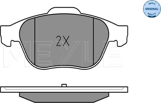 Meyle 025 245 3618 - Zestaw klocków hamulcowych, hamulce tarczowe www.parts5.com