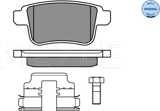 Meyle 025 246 9216 - Тормозные колодки, дисковые, комплект www.parts5.com