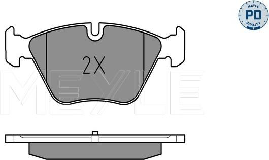 Meyle 025 246 9719/PD - Set placute frana,frana disc www.parts5.com