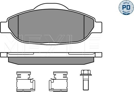 Meyle 025 246 6017/PD - Piduriklotsi komplekt,ketaspidur www.parts5.com