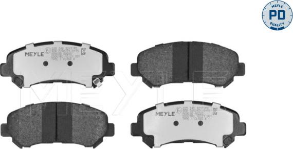 Meyle 025 246 3217/PD - Set placute frana,frana disc www.parts5.com