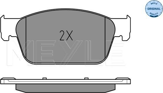 Meyle 025 246 2318/W - Brake Pad Set, disc brake parts5.com