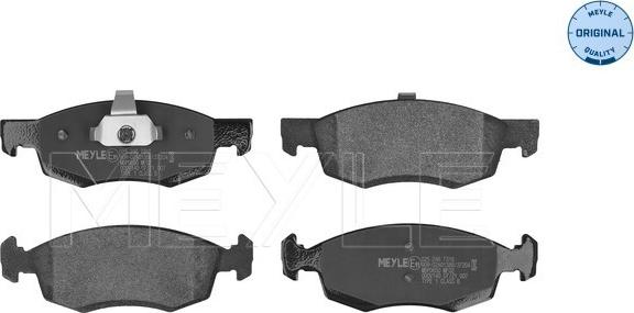 Meyle 025 246 7318 - Komplet zavornih oblog, ploscne (kolutne) zavore www.parts5.com