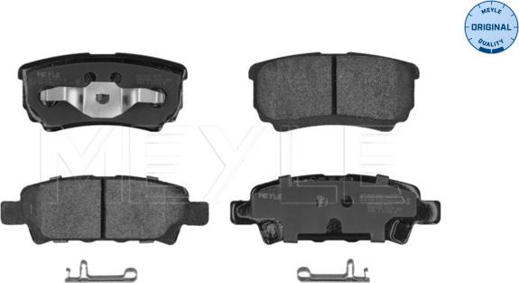 Meyle 025 240 1416/W - Zestaw klocków hamulcowych, hamulce tarczowe parts5.com