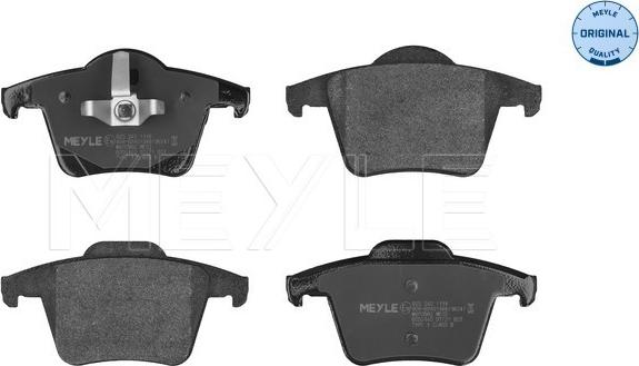 Meyle 025 240 1118 - Brake Pad Set, disc brake www.parts5.com