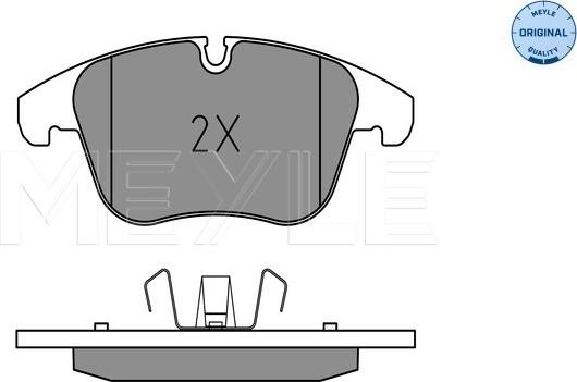 Meyle 025 240 8418 - Komplet zavornih oblog, ploscne (kolutne) zavore www.parts5.com