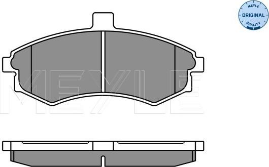 Meyle 025 240 3117/W - Set placute frana,frana disc www.parts5.com