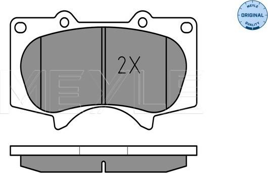 Meyle 025 240 2417/W - Set placute frana,frana disc www.parts5.com