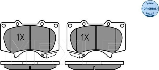 Meyle 025 240 2417/W - Set placute frana,frana disc www.parts5.com