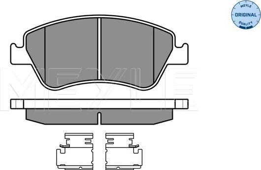 Meyle 025 241 2219/W - Kit de plaquettes de frein, frein à disque www.parts5.com