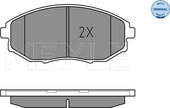 Meyle 025 248 6417/W - Brake Pad Set, disc brake www.parts5.com