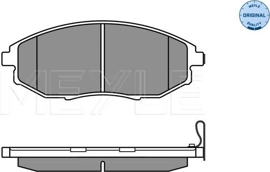 Meyle 025 248 6417/W - Brake Pad Set, disc brake www.parts5.com