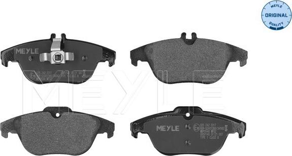 Meyle 025 242 5317 - Set placute frana,frana disc www.parts5.com