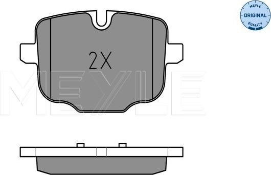 Meyle 025 247 0318 - Brake Pad Set, disc brake parts5.com