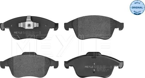 Meyle 025 247 1018 - Brake Pad Set, disc brake www.parts5.com