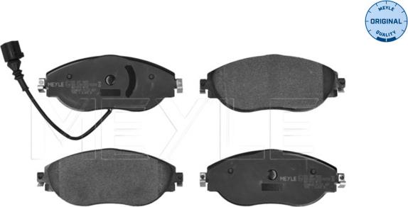 Meyle 025 247 3820 - Brake Pad Set, disc brake www.parts5.com