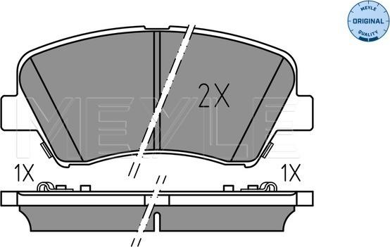 Meyle 025 256 9218 - Set placute frana,frana disc www.parts5.com