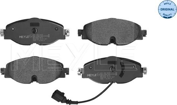 Meyle 025 256 8320 - Set placute frana,frana disc www.parts5.com