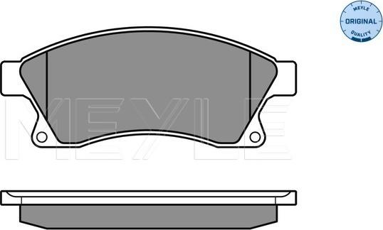 Meyle 025 250 3118/W - Fékbetétkészlet, tárcsafék www.parts5.com