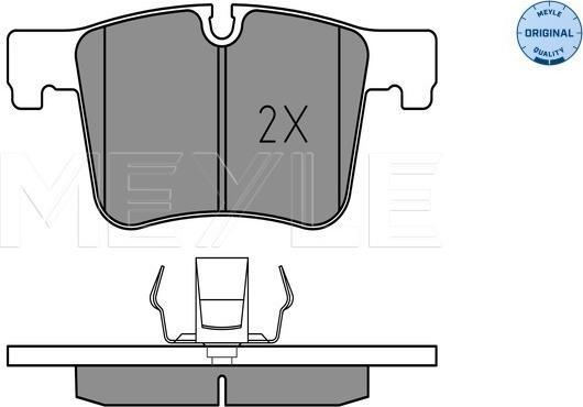 Meyle 025 251 9919 - Brake Pad Set, disc brake www.parts5.com