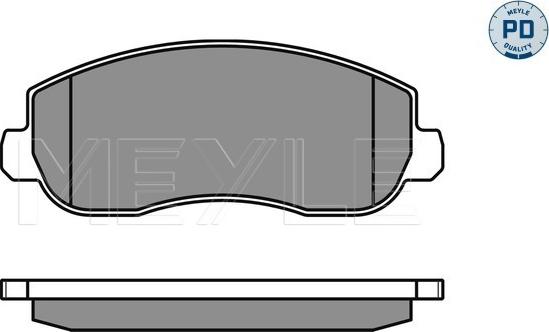 Meyle 025 251 4718/PD - Zestaw klocków hamulcowych, hamulce tarczowe www.parts5.com