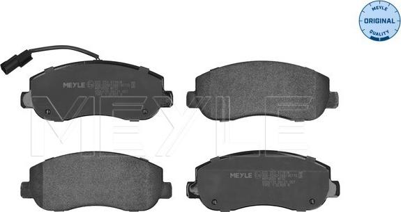 Meyle 025 251 4718/W - Komplet pločica, disk-kočnica www.parts5.com