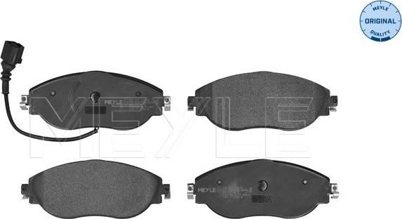 Meyle 025 251 1720/W - Zestaw klocków hamulcowych, hamulce tarczowe www.parts5.com