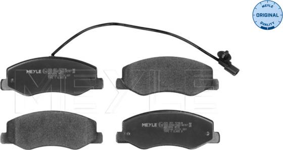 Meyle 025 251 7218/W - Brake Pad Set, disc brake parts5.com