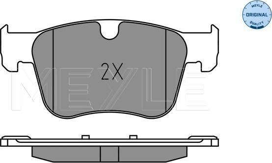 Meyle 025 258 3317 - Brake Pad Set, disc brake www.parts5.com