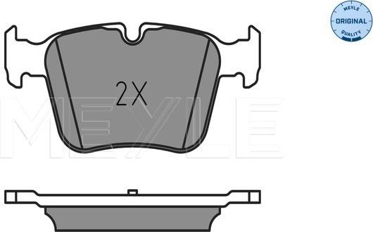 Meyle 025 253 5416 - Set placute frana,frana disc www.parts5.com