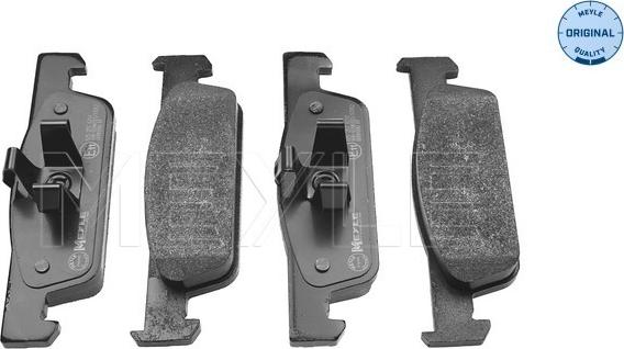 Meyle 025 257 0217 - Brake Pad Set, disc brake www.parts5.com